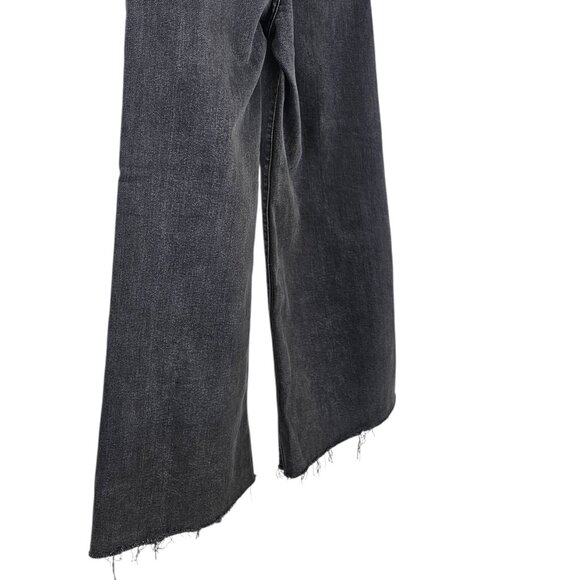 MOTHER The Hustler Roller Ankle Fray Jean, Call It A Night,Wide Leg,Hi Rise, 27 - Picture 10 of 12